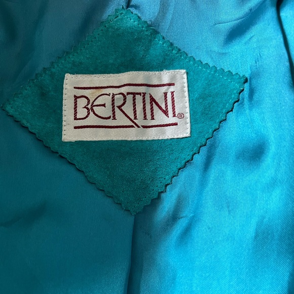 Vintage Turquoise Suede Vest S - Picture 5 of 6